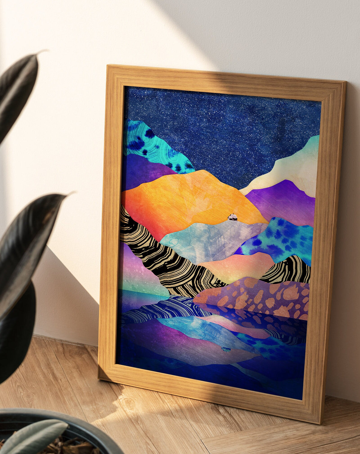 Winter by the Lake Fine Art Print | Mountain Landscape