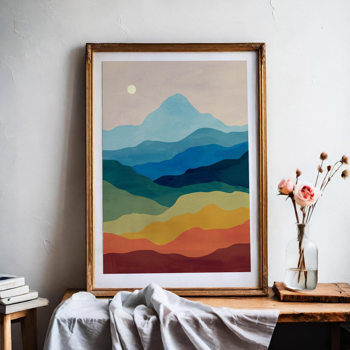 Good Morning Fine Art Print | Abstract Mountain Landscape
