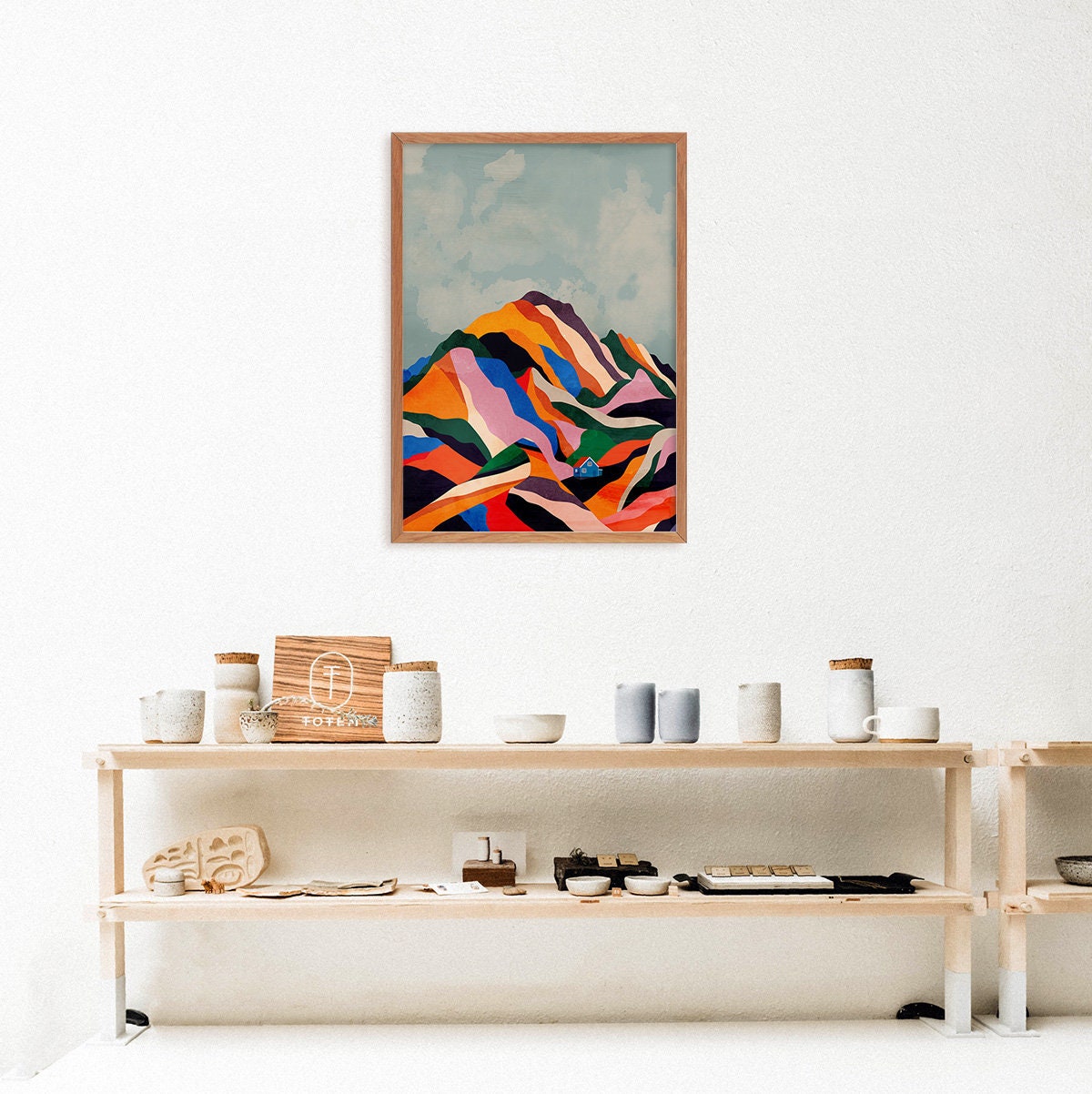 Sugar Mountain Art Print | Colorful Landscape Wall Art