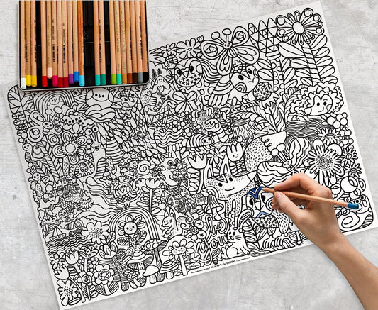 Big Coloring Page for Kids | Giant A2 Colouring Poster