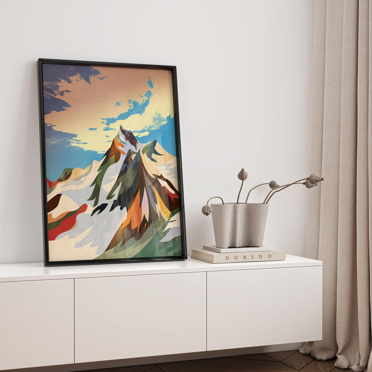 Mighty Mountain Art Print | Fine Art Mountain Landscape Wall Art