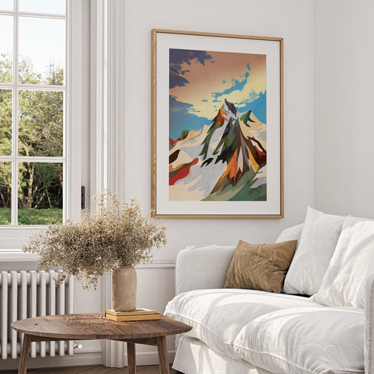 Mighty Mountain Art Print | Fine Art Mountain Landscape Wall Art