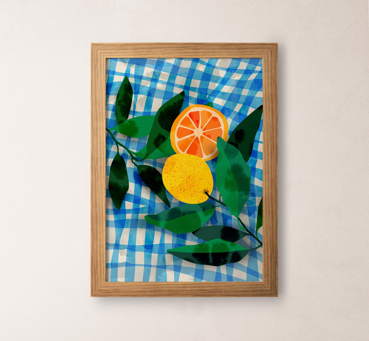 Summer Lemons Fine Art Print | Colorful Fruit Wall Art