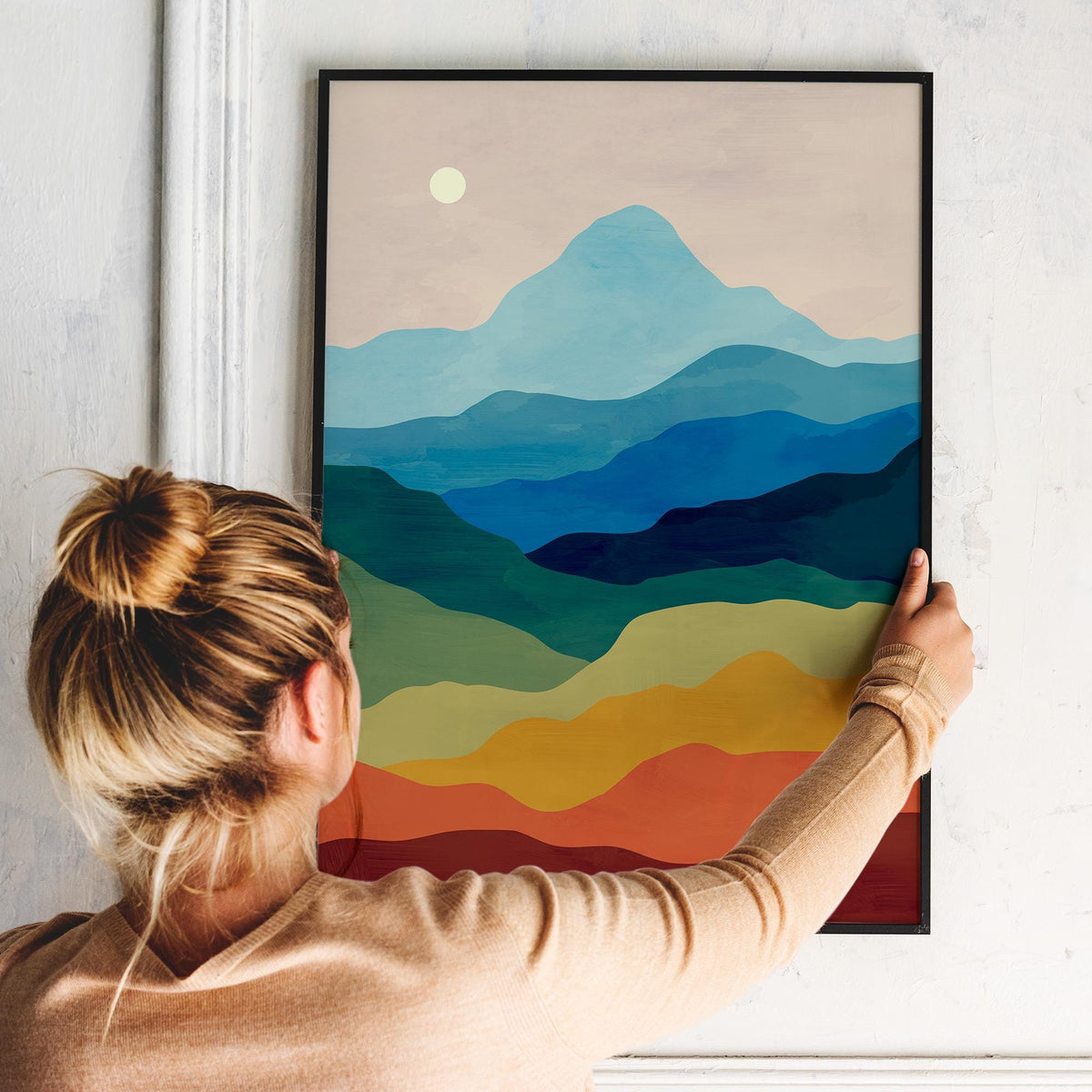 Good Morning Fine Art Print | Abstract Mountain Landscape