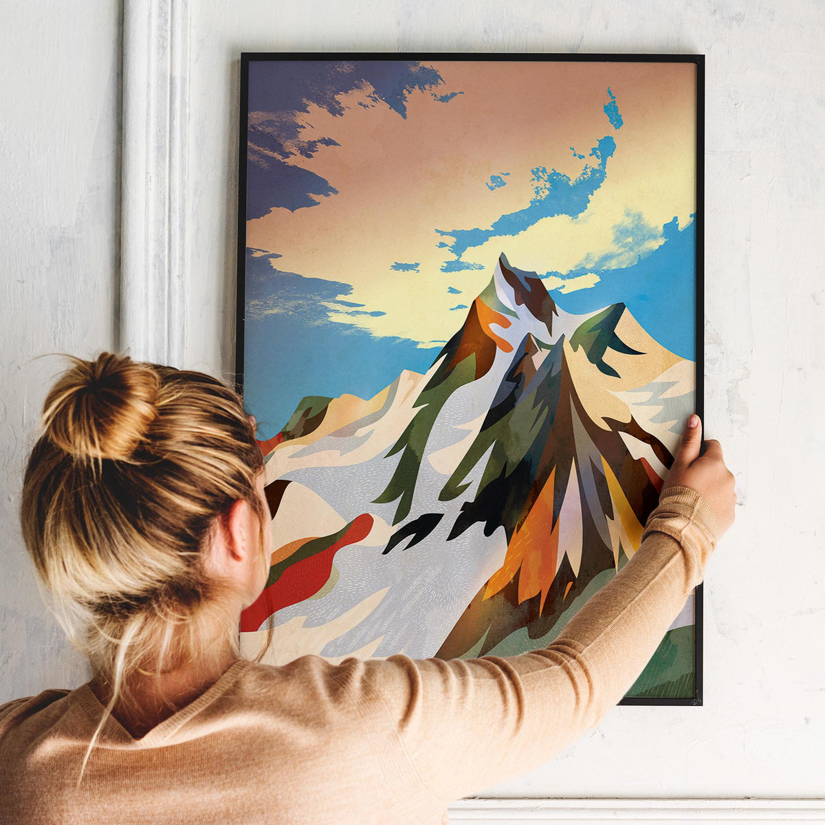 Mighty Mountain Art Print | Fine Art Mountain Landscape Wall Art