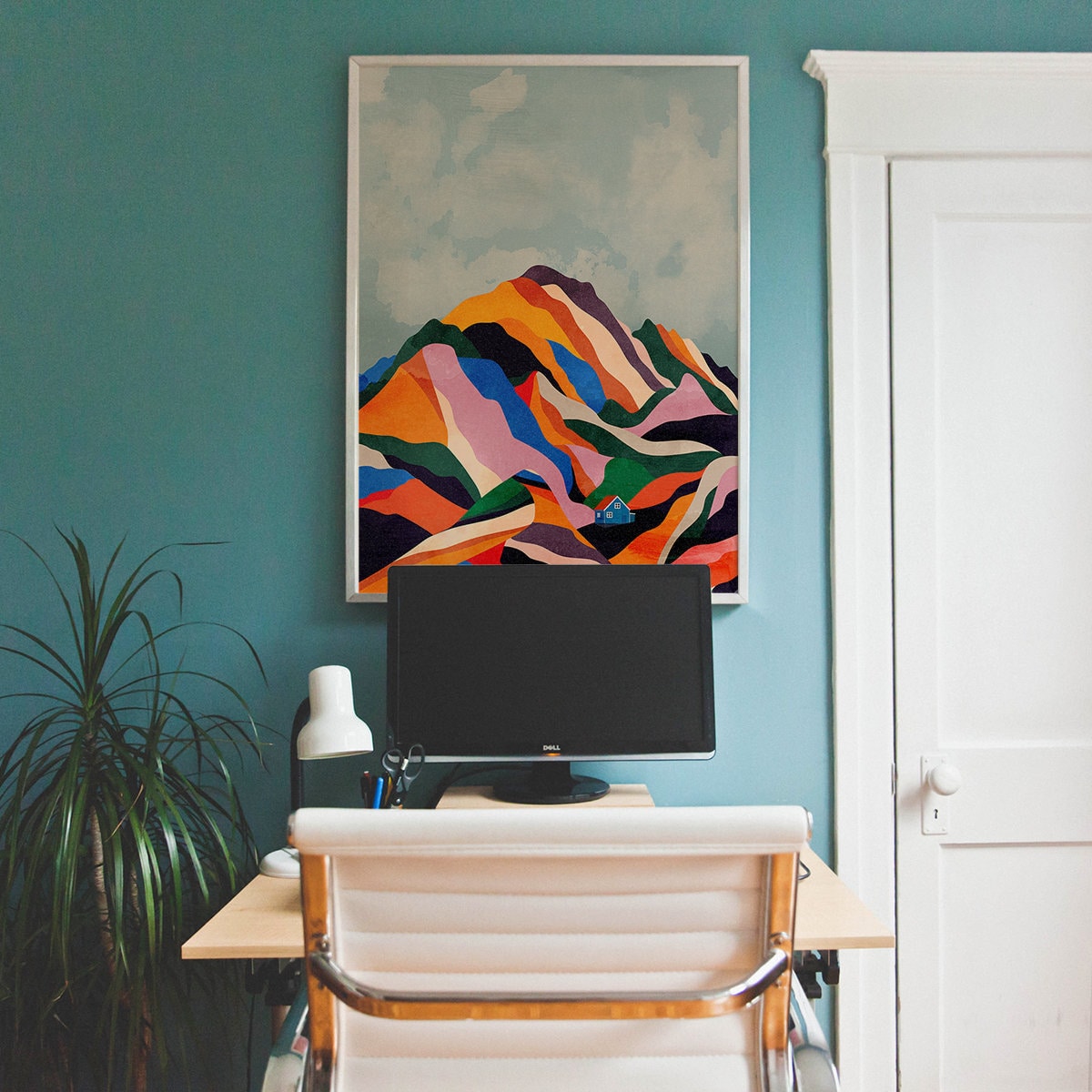 Sugar Mountain Art Print | Colorful Landscape Wall Art