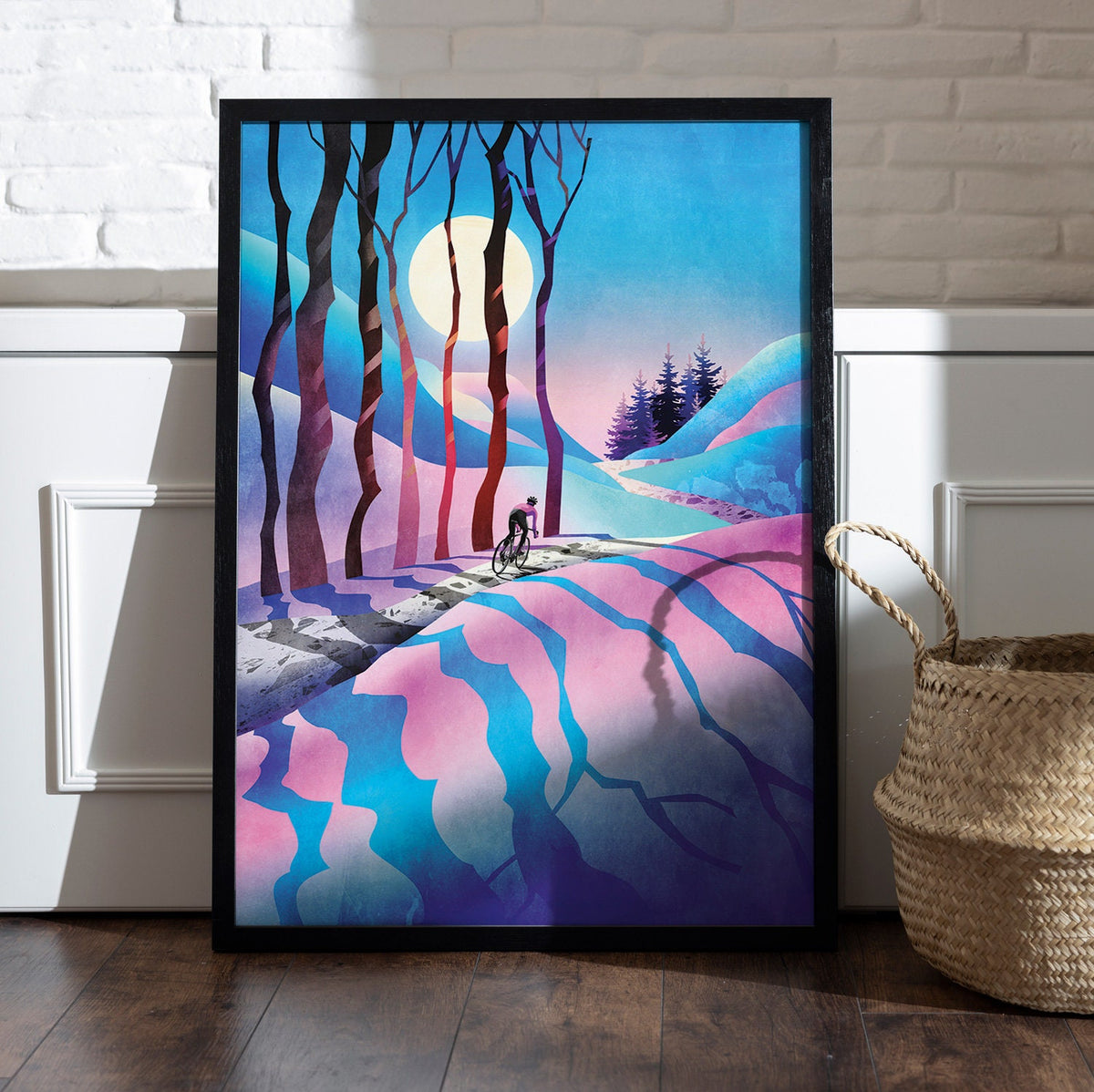 Winter Ride | Cycling Art Print
