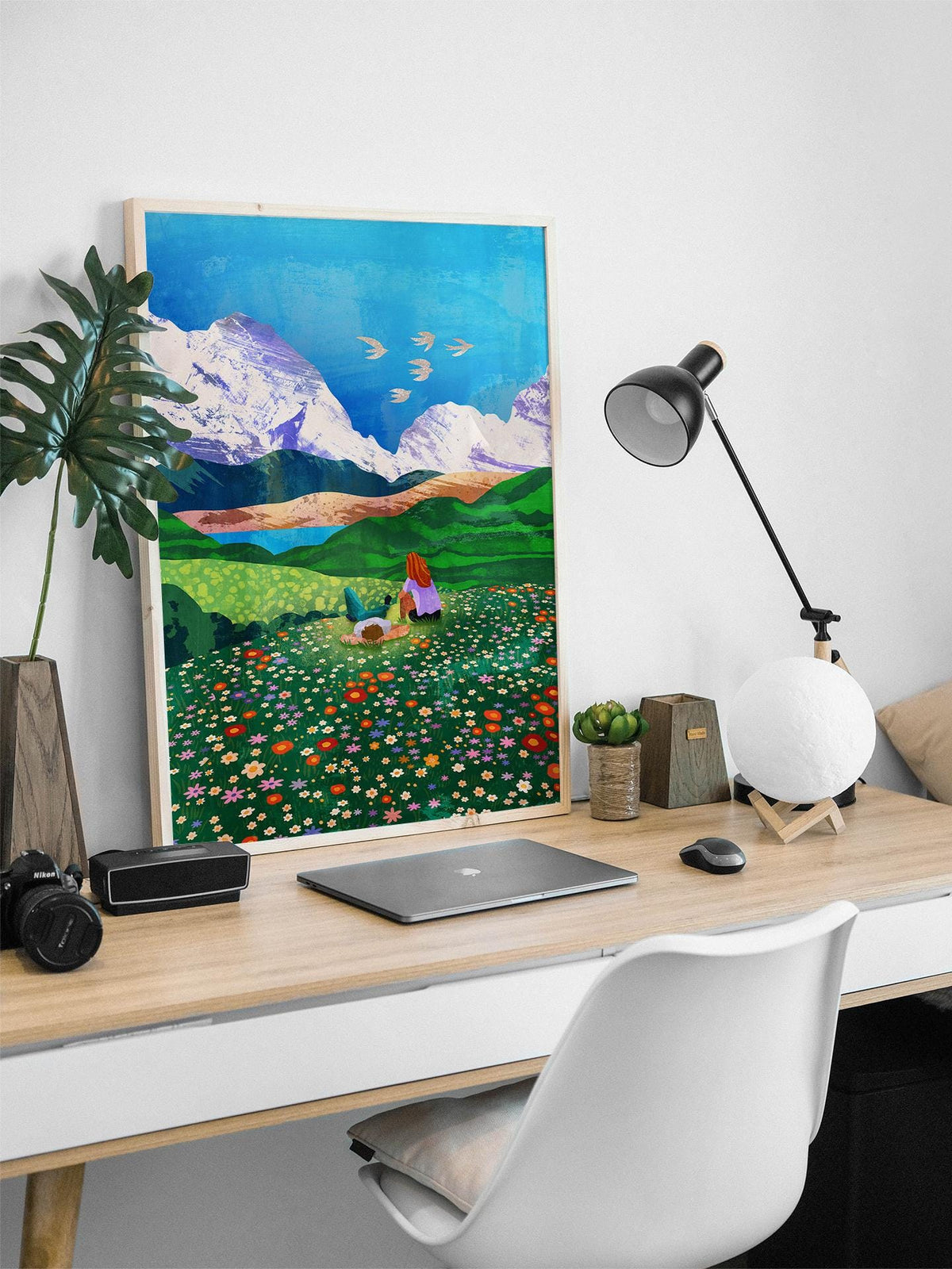 Mountain View Art Print | Landscape Wall Art