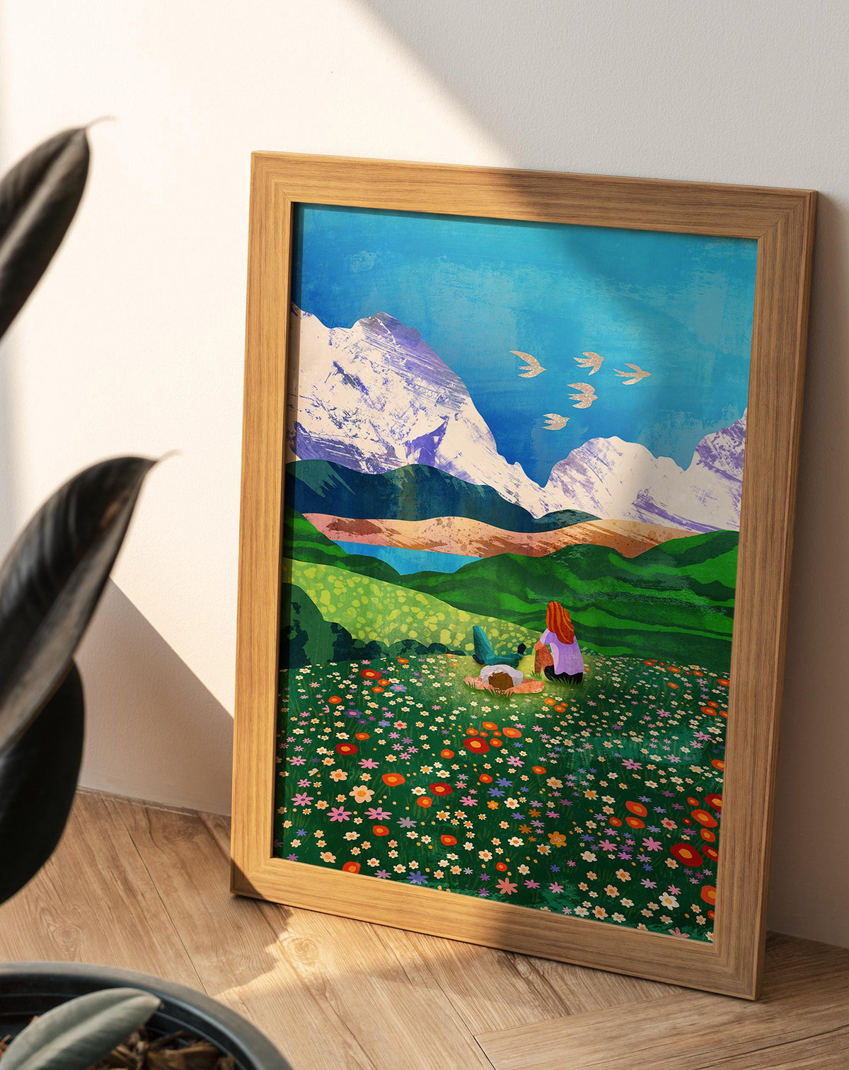 Mountain View Art Print | Landscape Wall Art