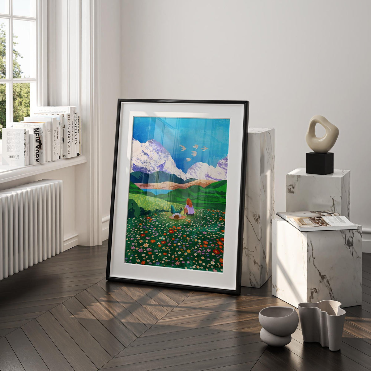 Mountain View Art Print | Landscape Wall Art