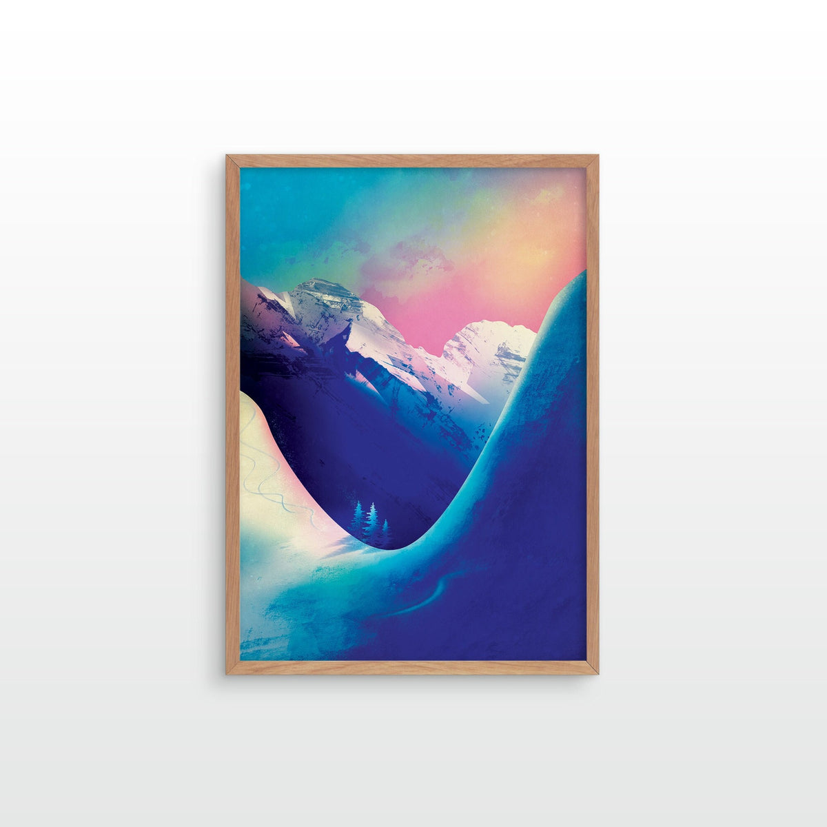 Winter Serenity Fine Art Print | Mountain Landscape