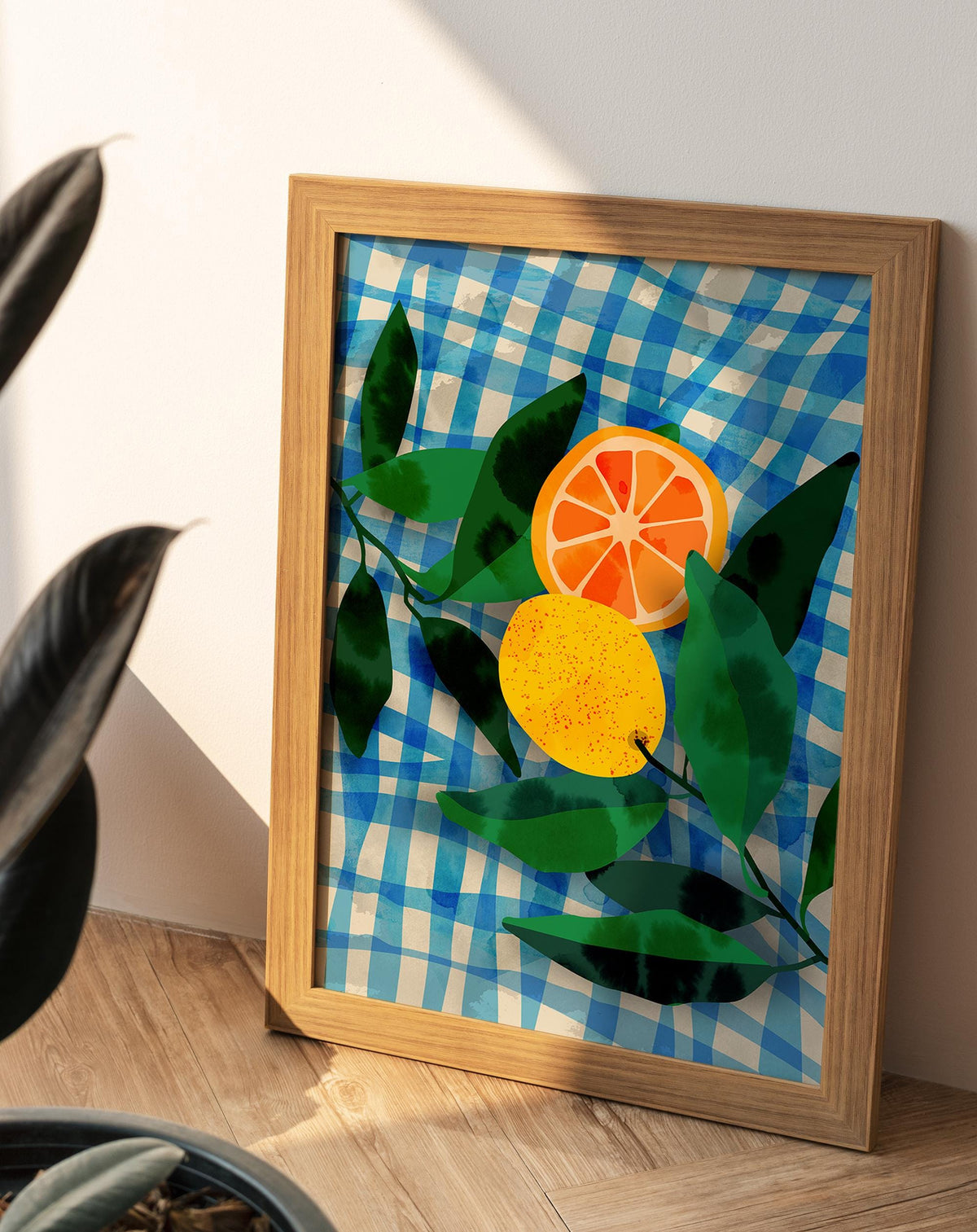 Summer Lemons Fine Art Print | Colorful Fruit Wall Art