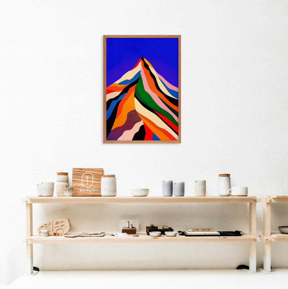 Sugar Mountain Art Print | Colorful Landscape Illustration