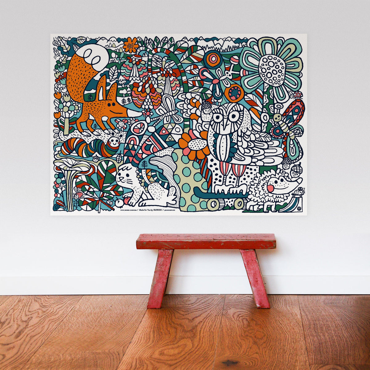 A2 Colouring Page for Adults and Kids | Giant Coloring Poster