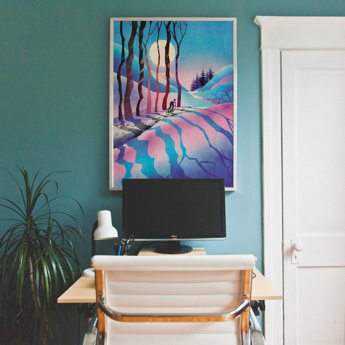 Winter Ride | Cycling Art Print