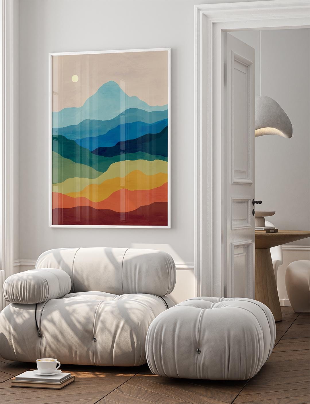 Good Morning Fine Art Print | Abstract Mountain Landscape