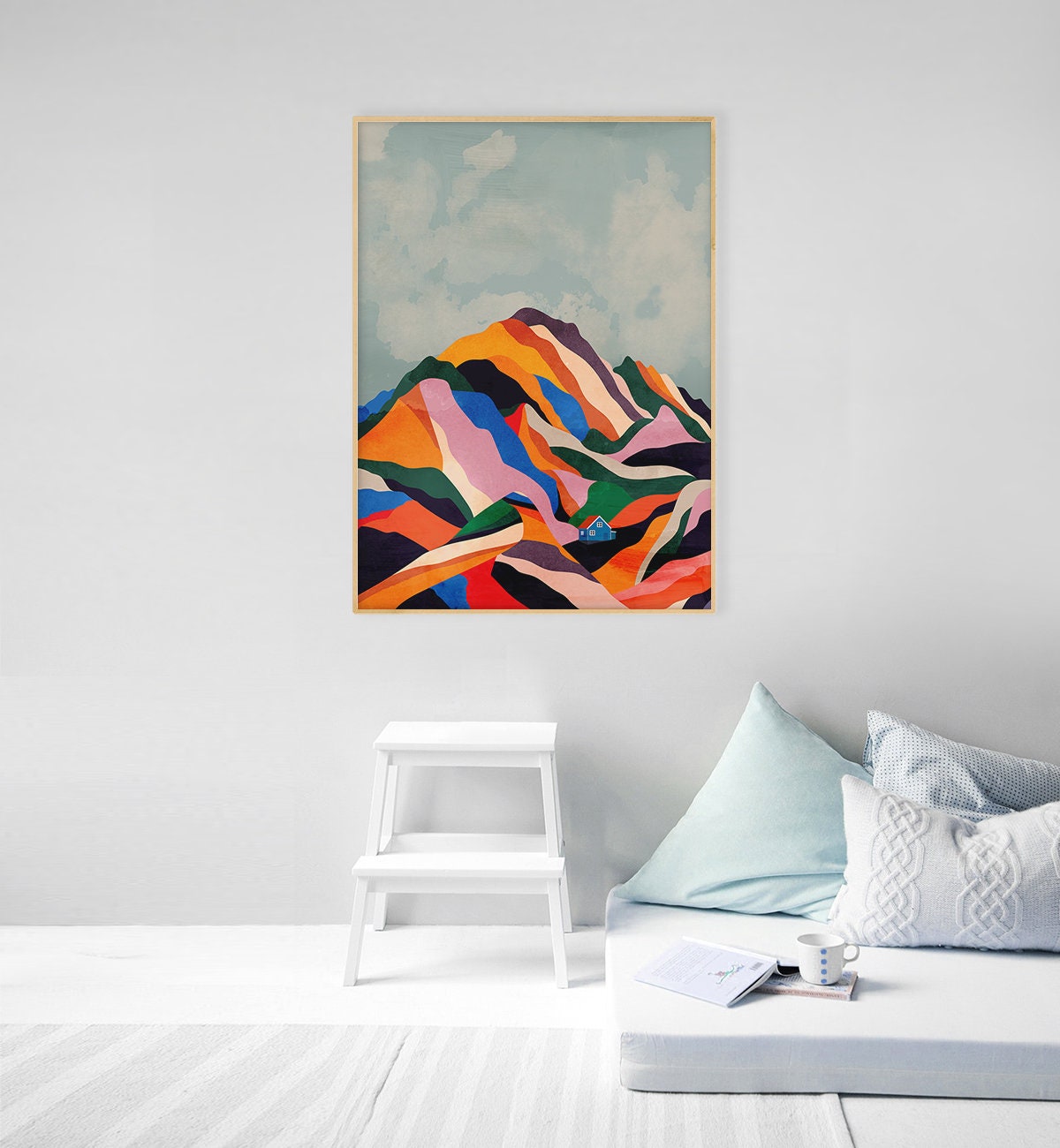 Sugar Mountain Art Print | Colorful Landscape Wall Art