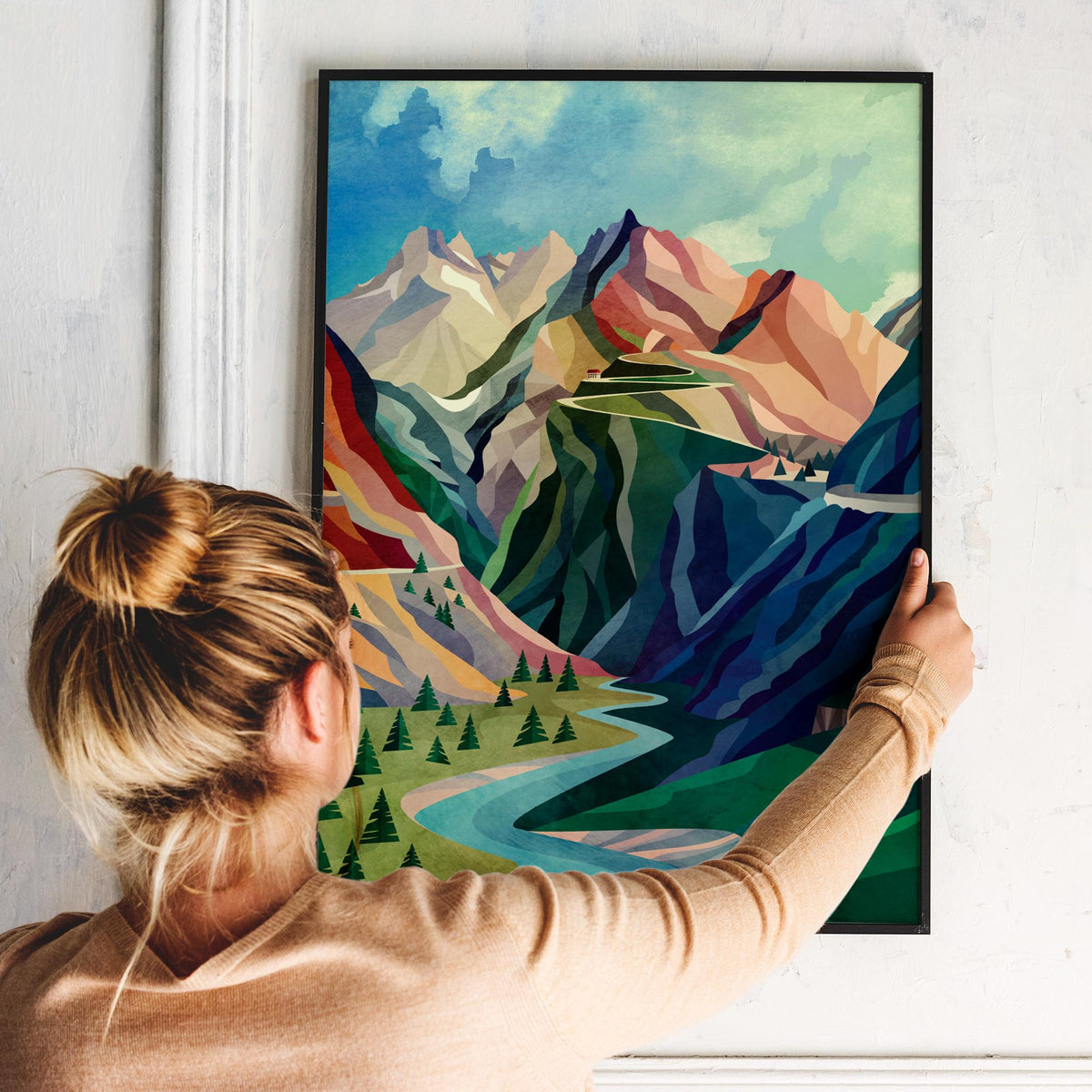 Outdoor Life | Set of 3 Mountain Adventure Art Prints