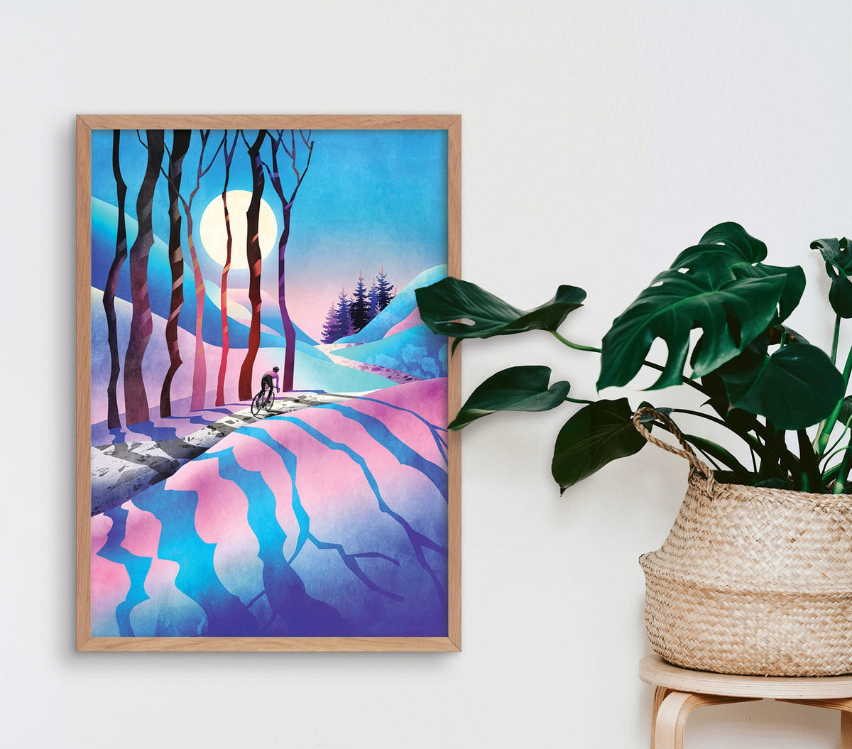 Winter Ride | Cycling Art Print