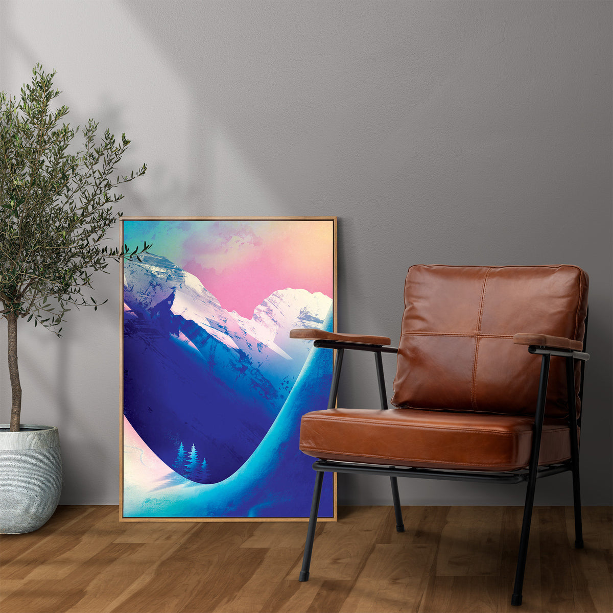 Winter Serenity Fine Art Print | Mountain Landscape
