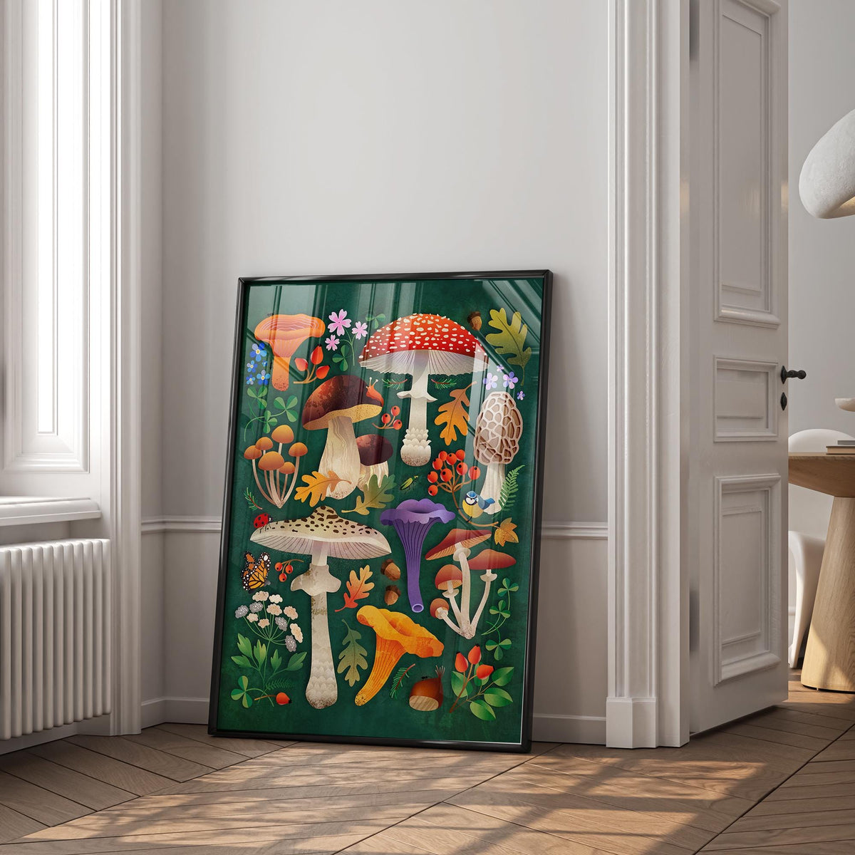Mushroom Fine Art Print | Botanical Illustration Wall Art
