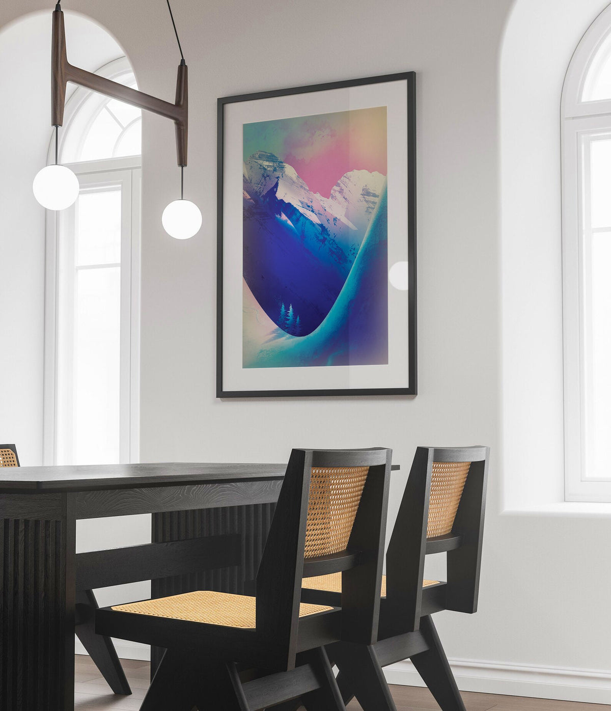 Winter Serenity Fine Art Print | Mountain Landscape