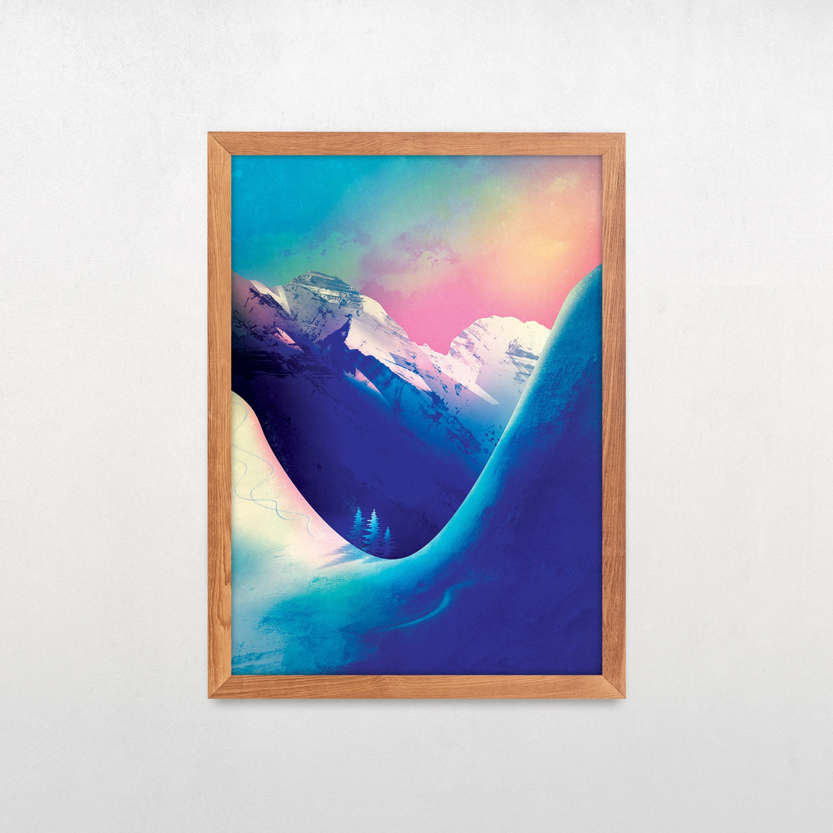 Winter Serenity Fine Art Print | Mountain Landscape