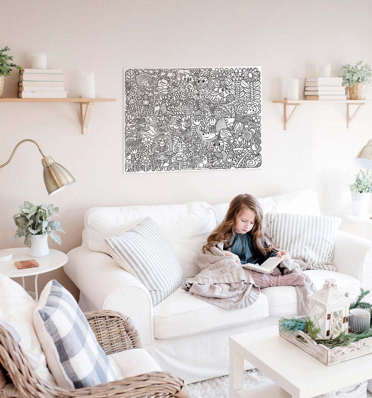 Big Coloring Page for Kids | Giant A2 Colouring Poster