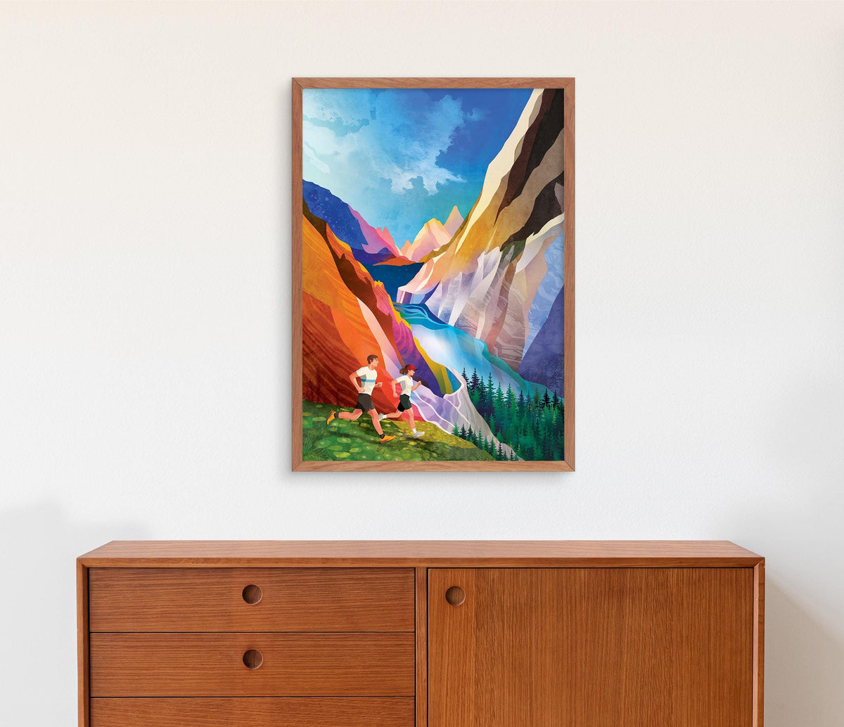Mountain Trail Runners | Fine Art Print
