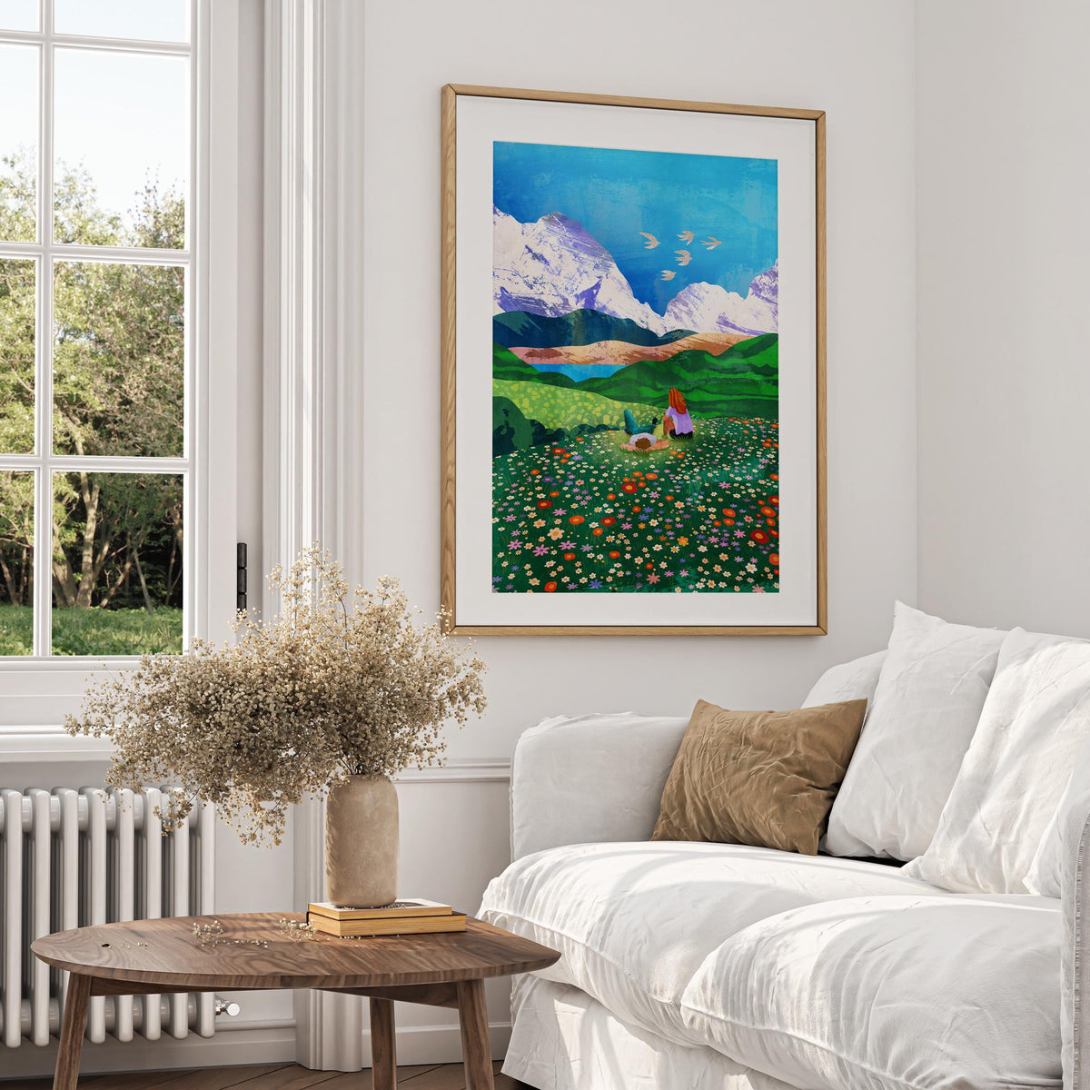 Mountain View Art Print | Landscape Wall Art