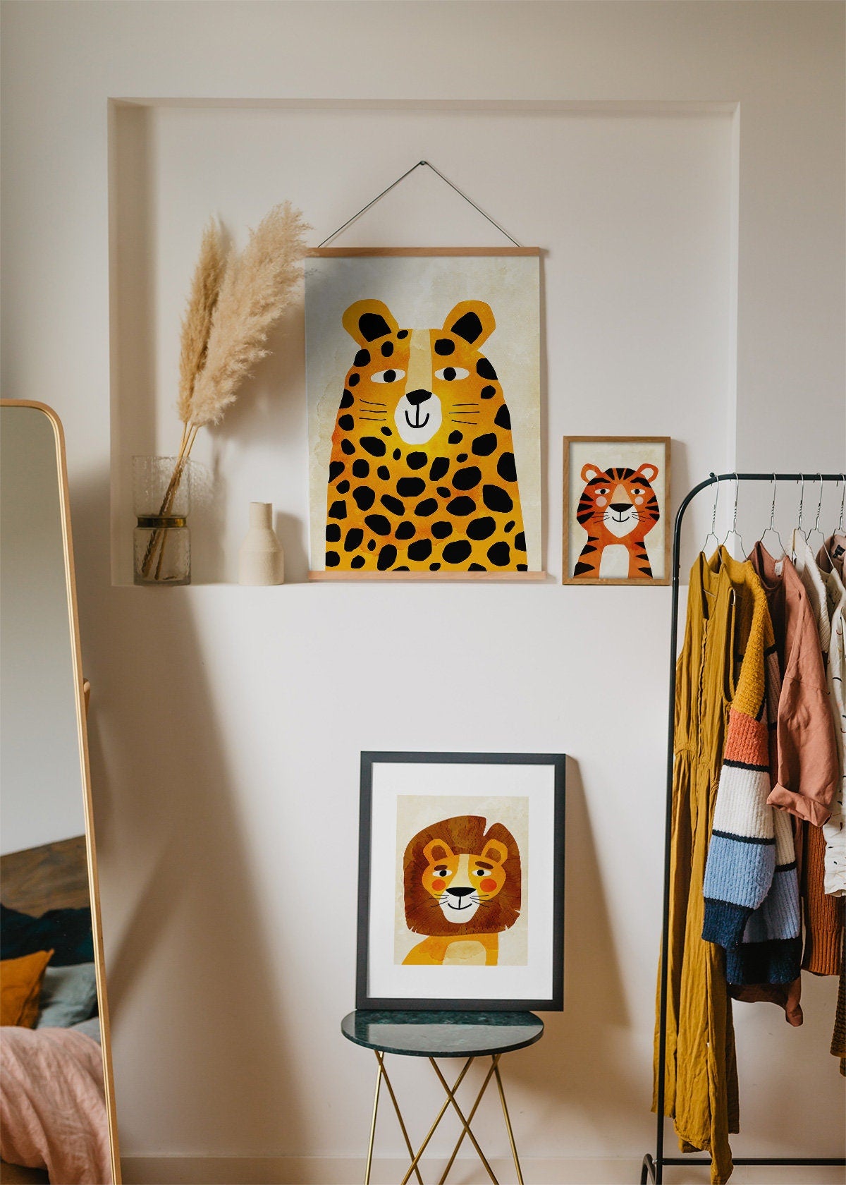 Cheetah Art Print | Nursery & Playroom Wall Decor.