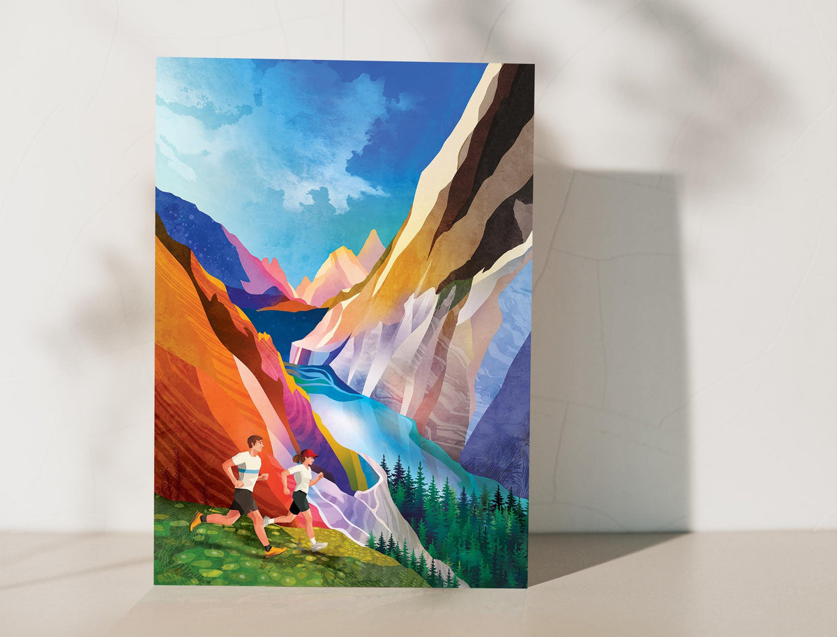 Mountain Trail Runners | Fine Art Print