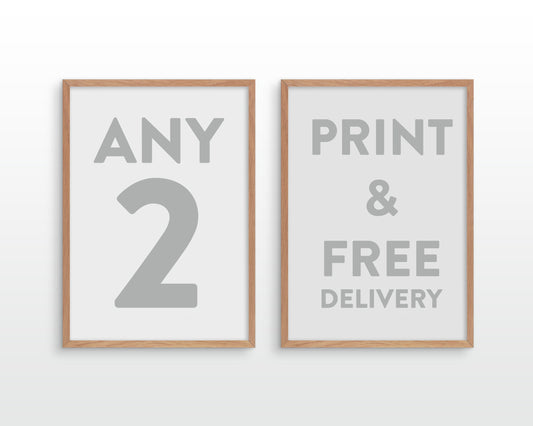 Choose Your Own Art Prints | Set of 2 Fine Art Prints.