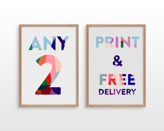 Choose Your Own Art Prints | Set of 2 Fine Art Prints.
