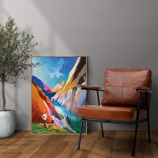 Mountain Trail Runners | Fine Art Print
