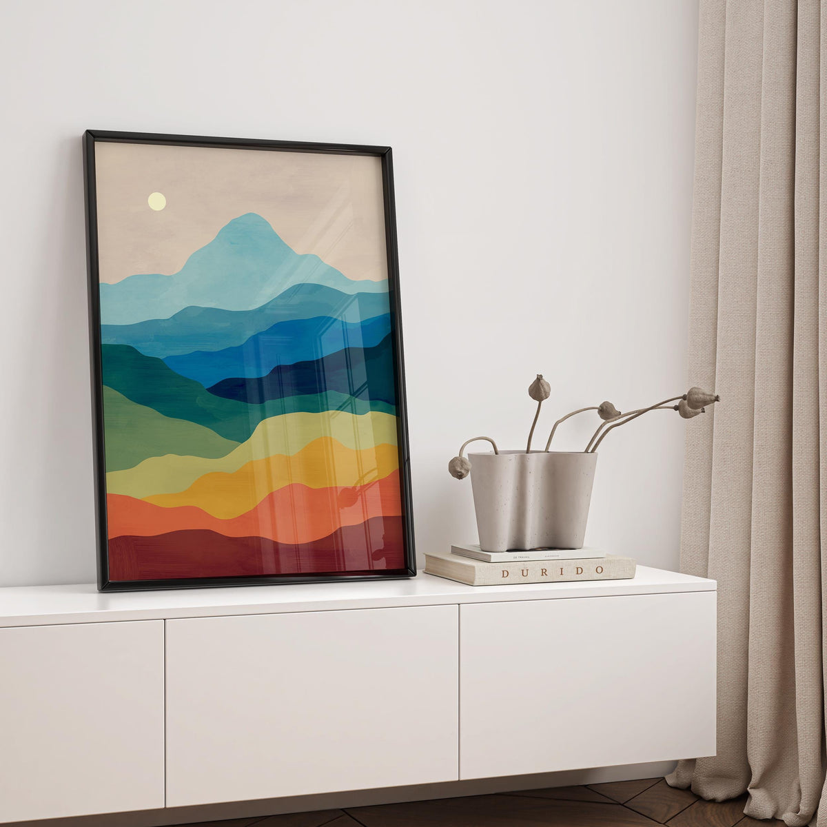 Good Morning Fine Art Print | Abstract Mountain Landscape