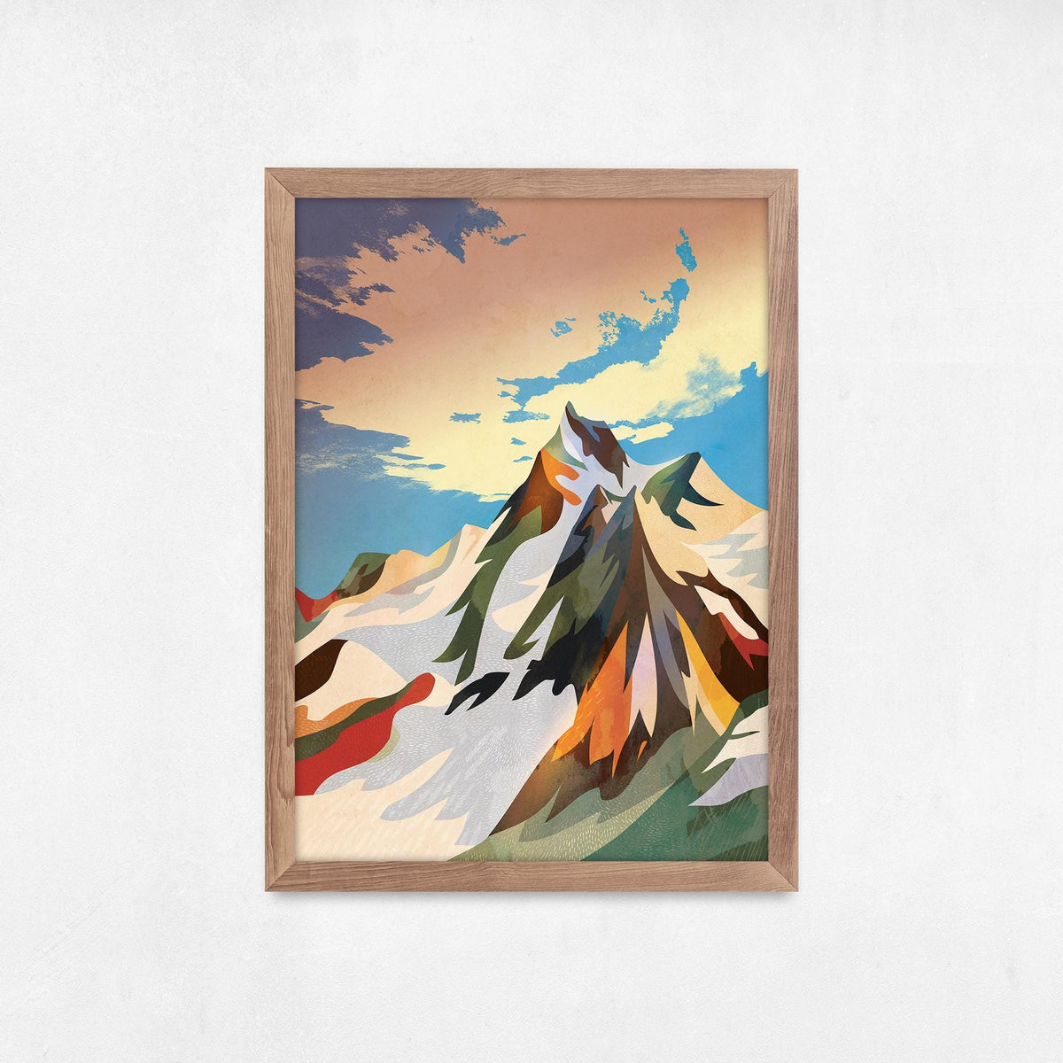 Mighty Mountain Art Print | Fine Art Mountain Landscape Wall Art
