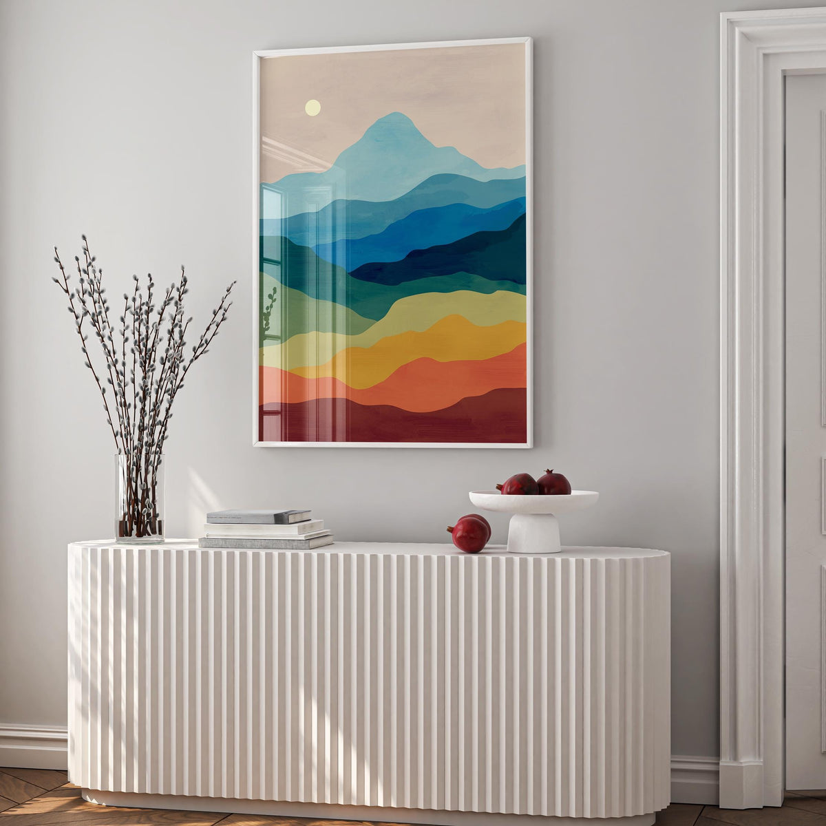 Good Morning Fine Art Print | Abstract Mountain Landscape