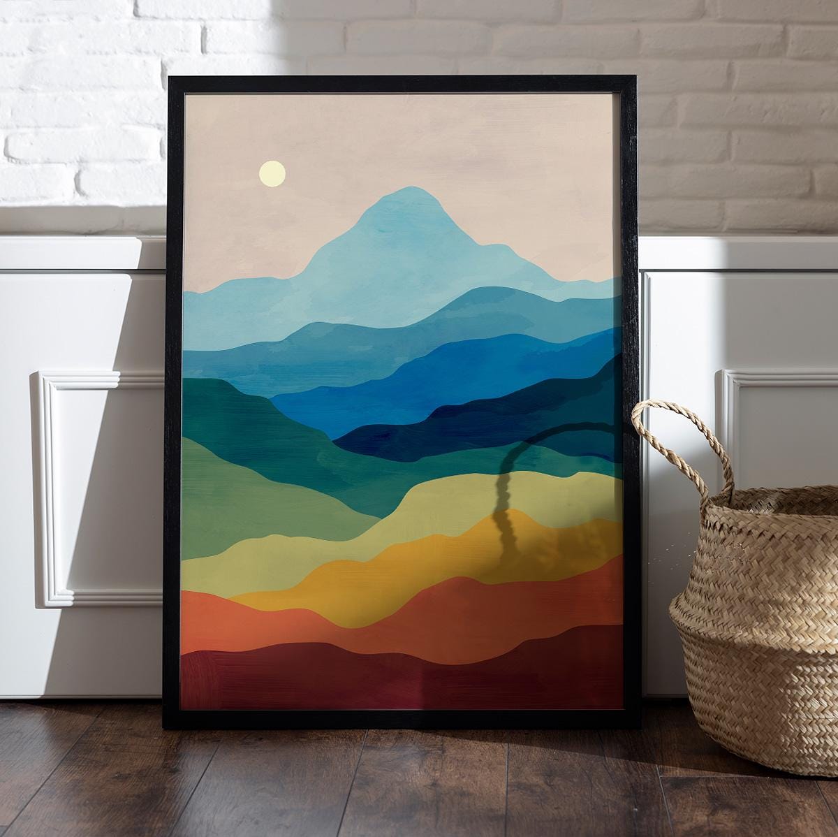 Good Morning Fine Art Print | Abstract Mountain Landscape