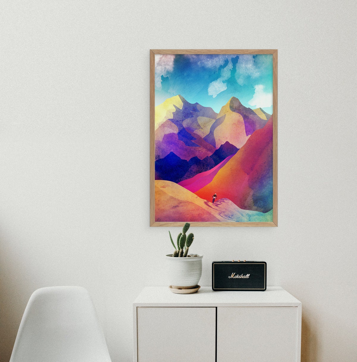 Mountain Bike Art Print | Cycling Wall Art