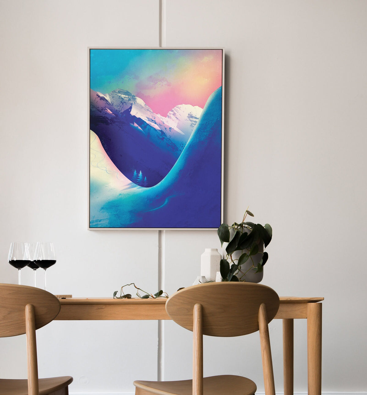Winter Serenity Fine Art Print | Mountain Landscape