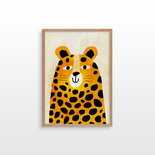 Cheetah Art Print | Nursery & Playroom Wall Decor.
