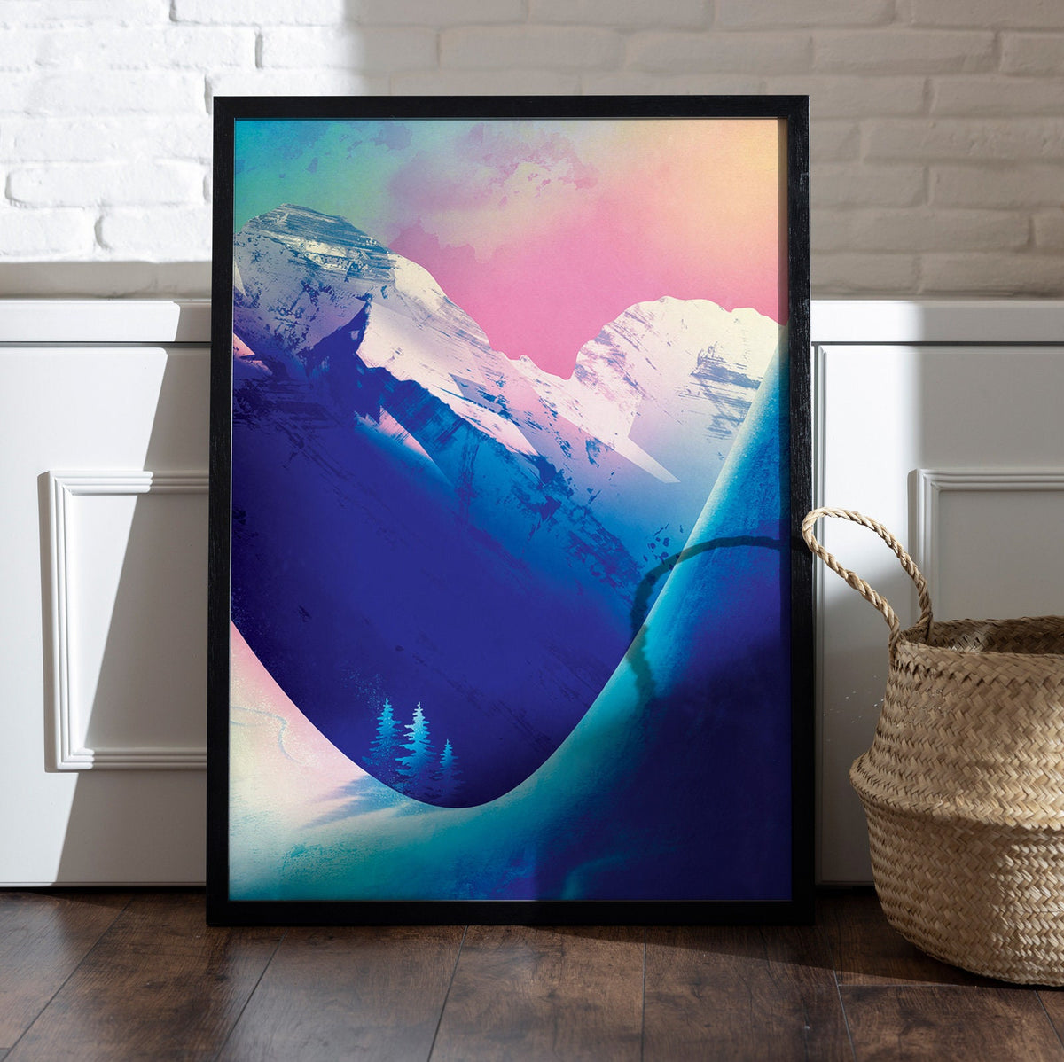 Winter Serenity Fine Art Print | Mountain Landscape