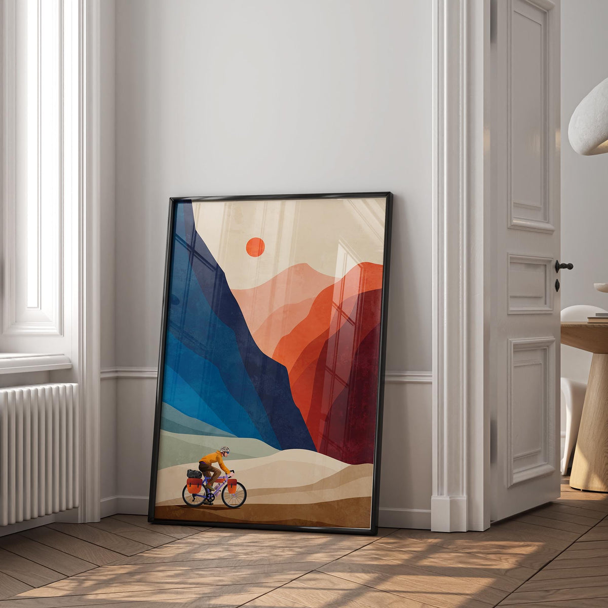 Bikepacking Art Print | Ready for Adventure Cyclist Wall Art