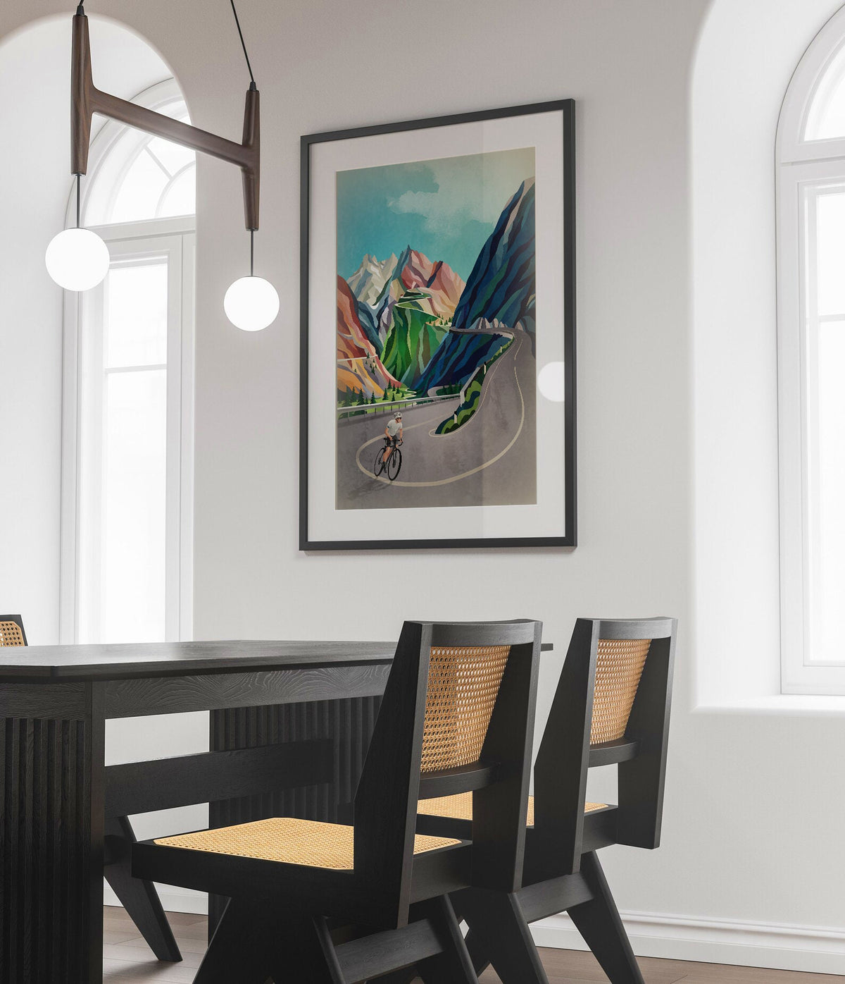 The Moment Before the Ascent | Cycling Art Print
