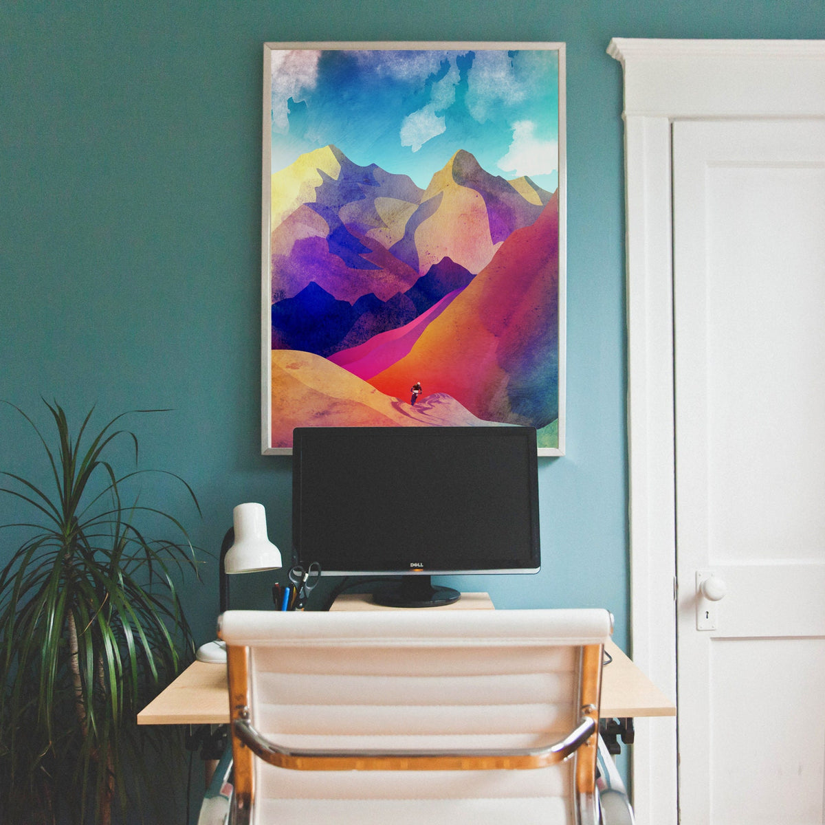 Mountain Bike Art Print | Cycling Wall Art